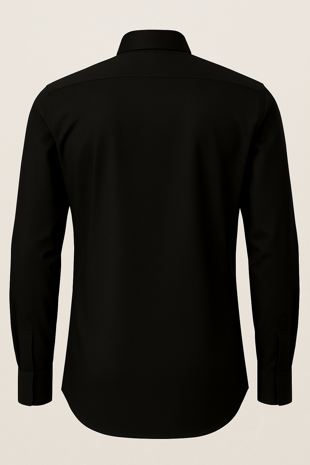 Midnight Flight Embroidered Black Shirt