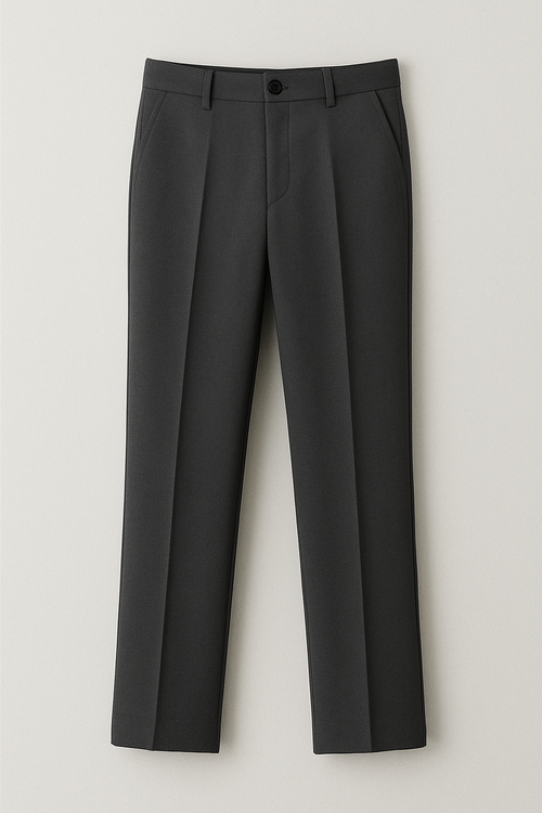 Dark Grey straight Fit