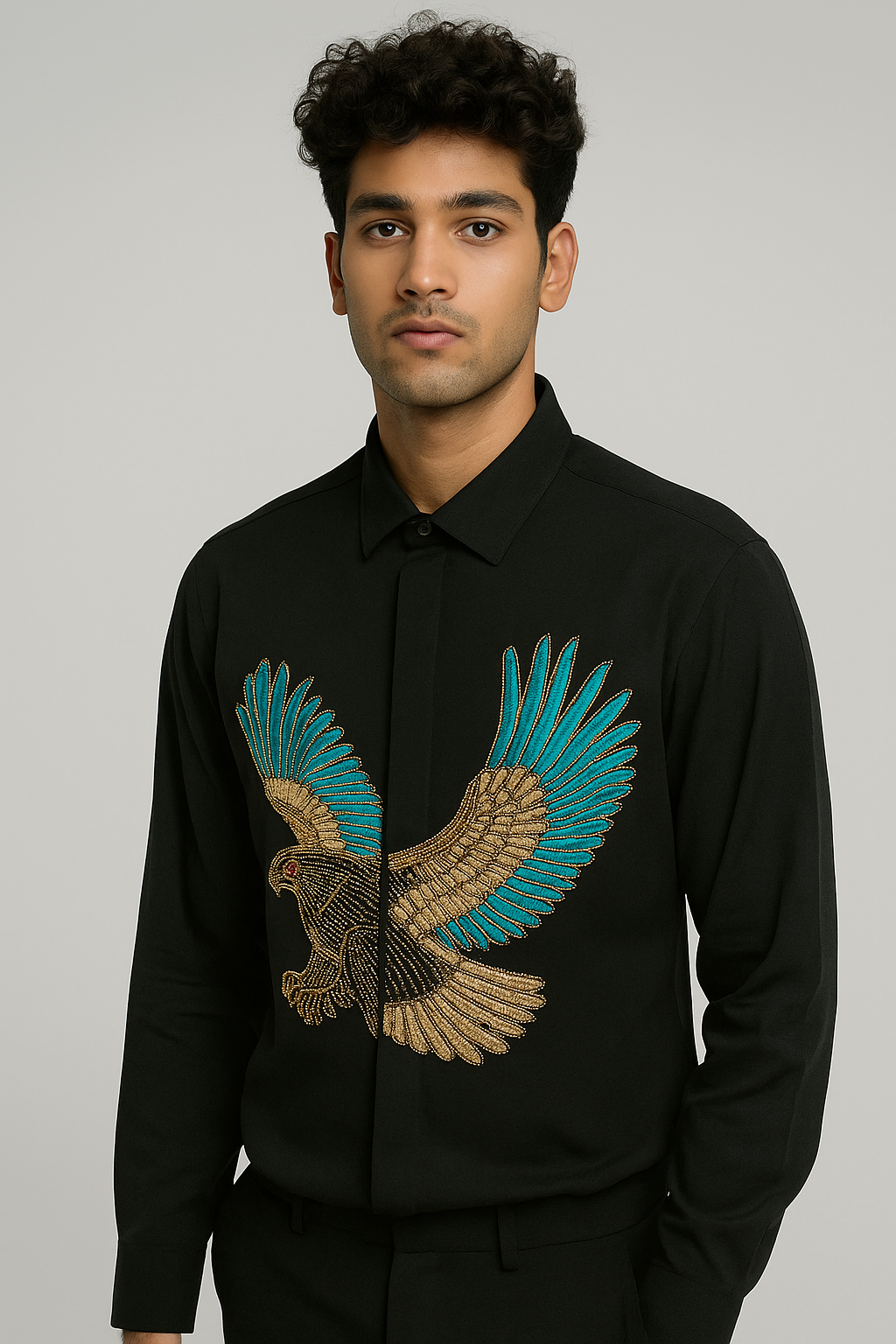 Sky Wing Black Shirt