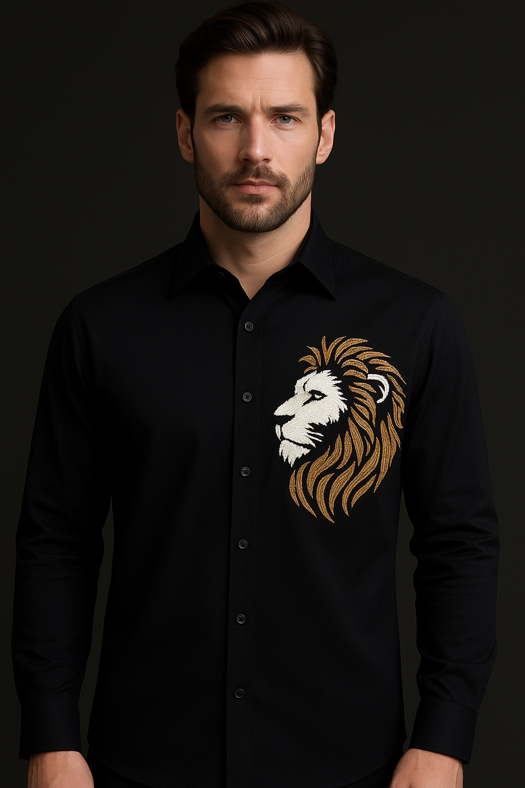 Majestic Lion Black Shirt