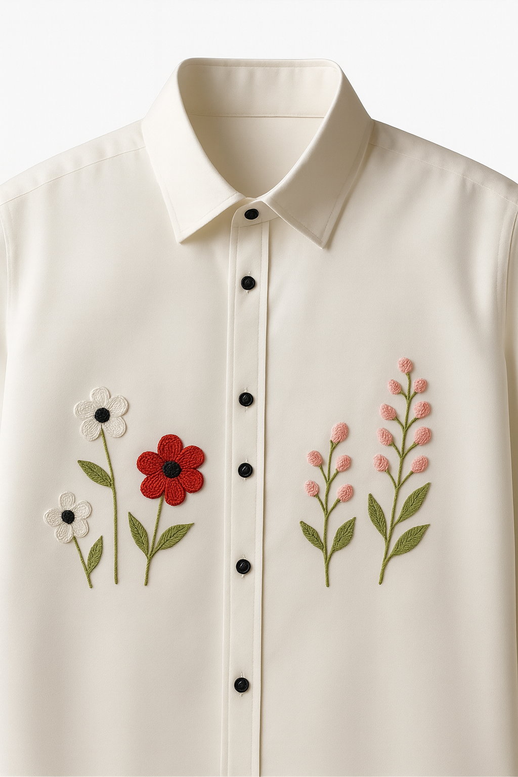 The Ivory Floral Premium Shirt